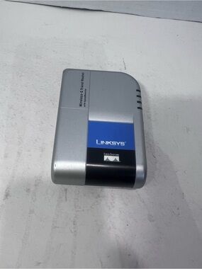 Linksys Silver and Blue Wireless Travel Router